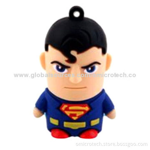 Cartoon USB Flash Drive, 64, 128, 256, 512MB, 1, 2, 4, 8GB Capacity